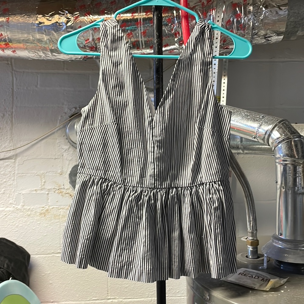 J crew peplum tank top